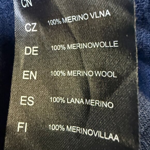 KÜHL Team Merino 1/4-Zip Men’s Medium Blue Ash Soft Wool EUC - Picture 9 of 14